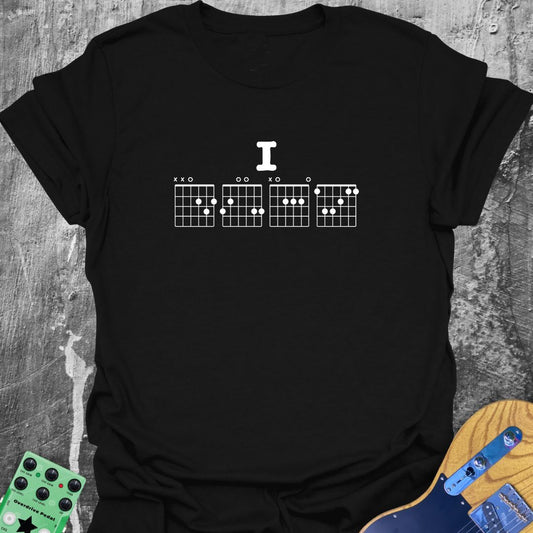 I DGAF Chords  T-Shirt