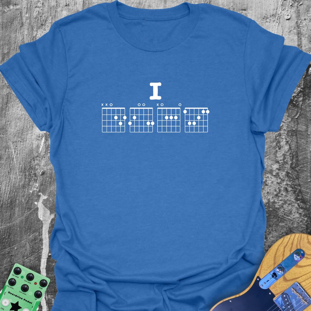 I DGAF Chords  T-Shirt