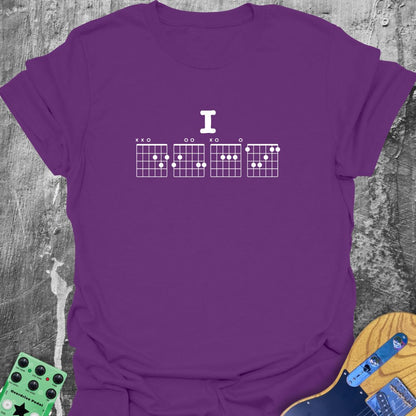 I DGAF Chords  T-Shirt