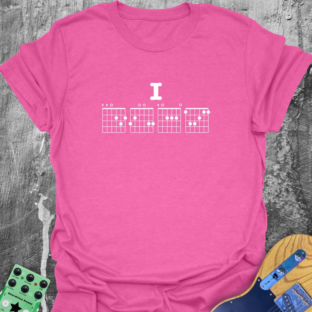 I DGAF Chords  T-Shirt