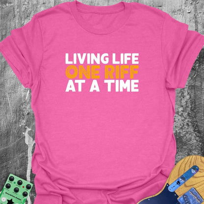 One Riff At A Time - Guitarist T-Shirt
