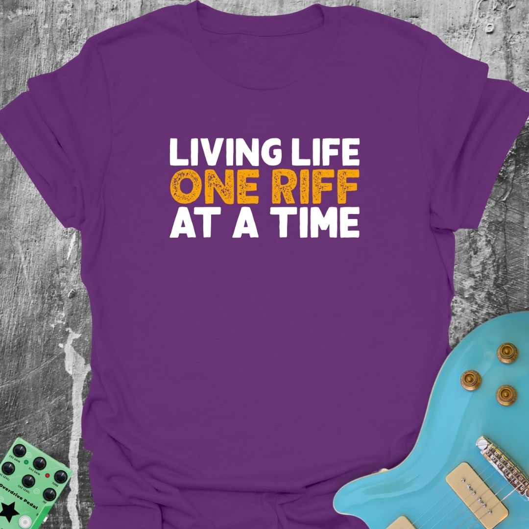 One Riff At A Time - Guitarist T-Shirt