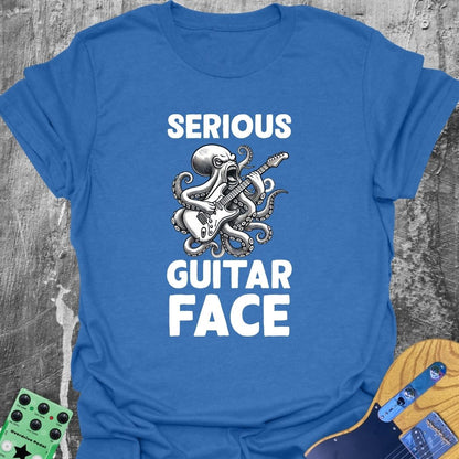 Octopus Guitar Face  T-Shirt