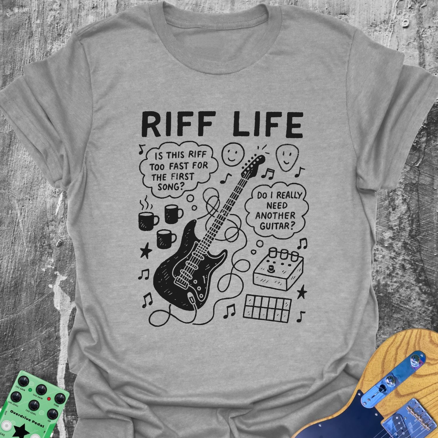 What Is Life Riff Riff Life Tee – Axe Threads