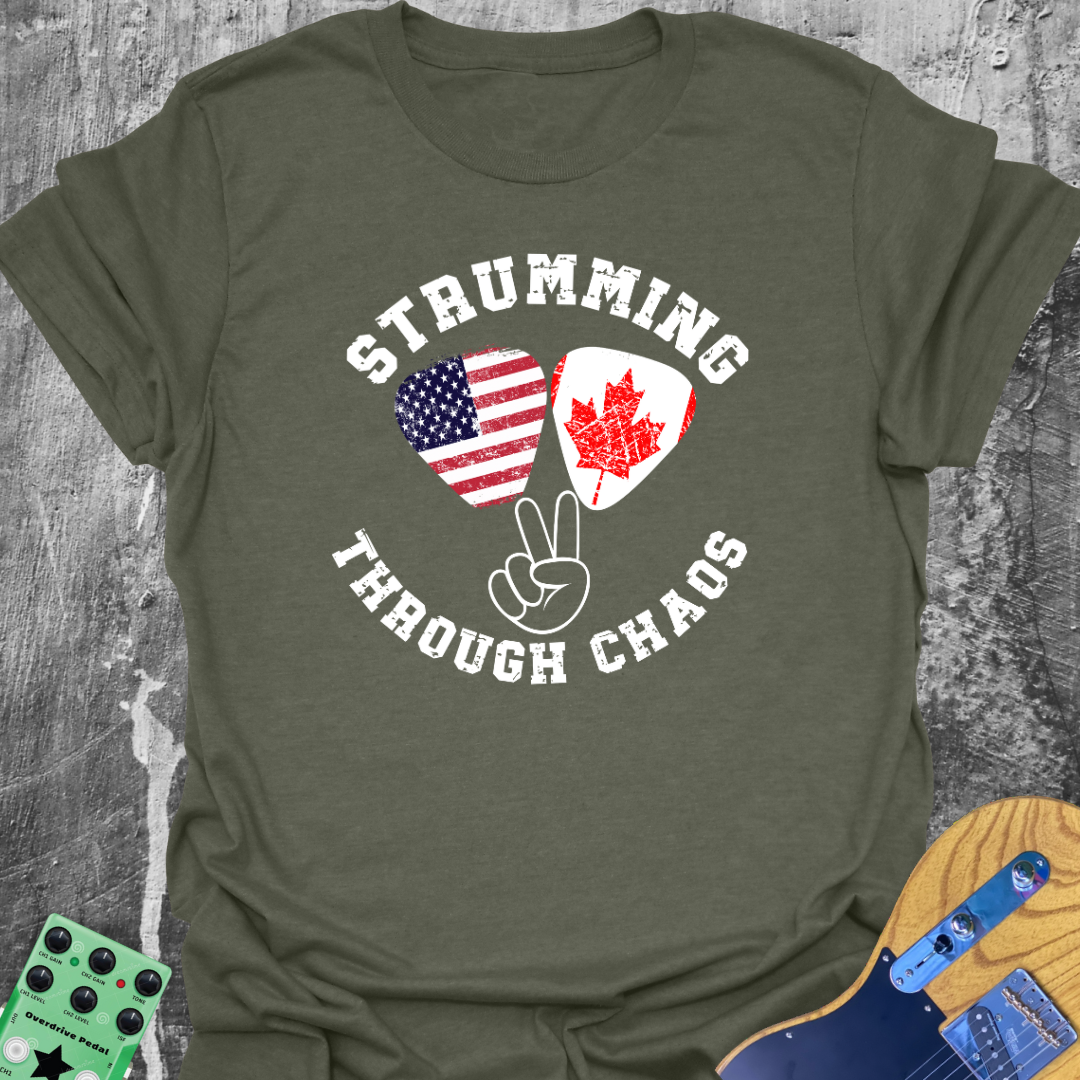 Strumming Through Chaos T-Shirt