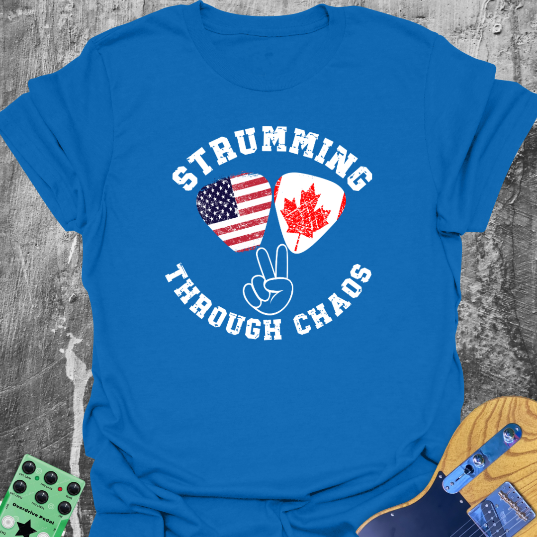 Strumming Through Chaos T-Shirt