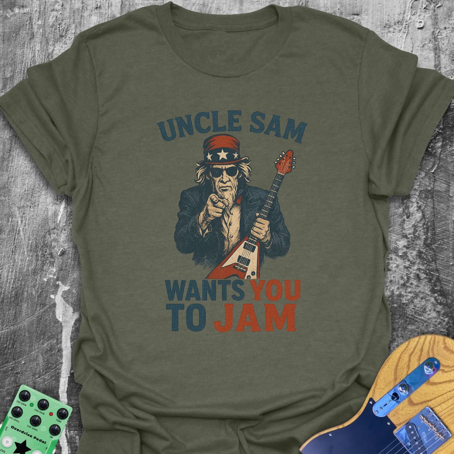 Uncle Sam Wants You To Jam Tee