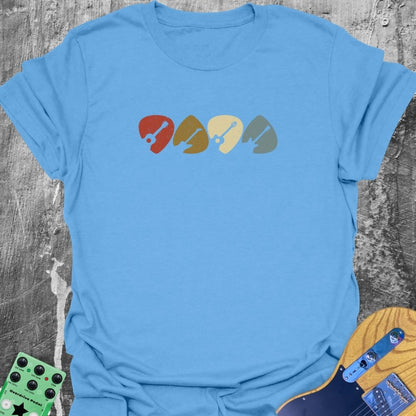 Retro Vintage Guitar Picks  T-Shirt
