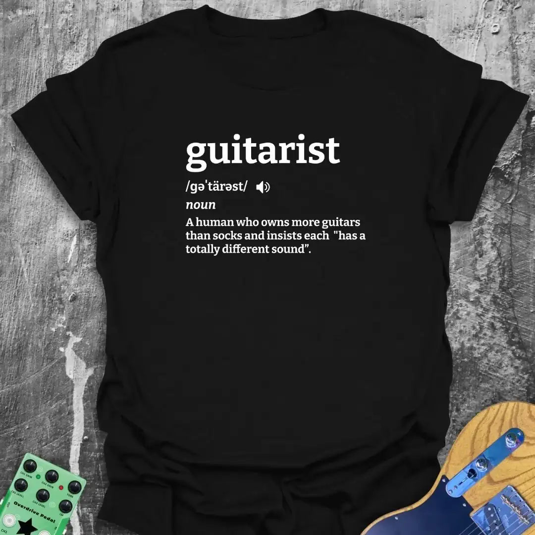 Guitarist Definition Tee